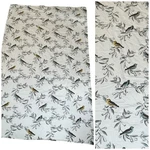 Dwellstudio For Target Bird Print Cotton Flat Queen Sheet White Blue Nature Boho. Fixed Price $21.02.