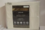 Austin Home Collection Queen Size Sheet Set Color Ivory 4 Pieces Included Nip. Fixed Price $135.00.
