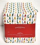 Queen Size Fa Pattern Christmas Flannel Sheet Set - Wondershop. Fixed Price $27.99.
