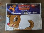 New Twin Sheet Rudolph The Red Nose Reindeer Island Of Misfit Toys Flannel Read. Fixed Price $74.35.