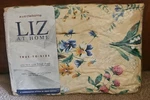 Liz Claiborne: At Home 'in Full Bloom' Vintage Floral Twin Size Fitted Sheet Nwt. Fixed Price $19.99.