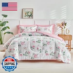 Uozzi Bedding Flower Comforter Set Sheet White Botanical Bag Twin. Fixed Price $79.28.
