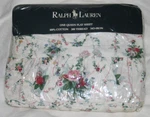 Ralph Lauren Home Collection Blaine Cottage Floral Ruffled Queen Flat Sheet. Fixed Price $159.99.