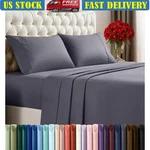 Soft Microfiber Bed Sheet Ultra Cozy Durable Elastic Fit Oeko-tex Us. Fixed Price $14.61.