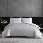 Luxury King Duvet Cover Set With Shams - Illusion Grey Designer Bedding. Fixed Price $131.99.