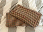 2 Vintage Ralph Lauren Churchill Tattersall King Pillowcases Brown Plaid. Fixed Price $40.00.