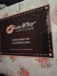 New In Package Love Betsey Floral Chabby Chic 6PC Sheet Set Johnson. Fixed Price $44.99.