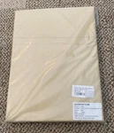 The Company Store Supima Sateen Dot Flat Sheet E1I6 Butterscotch Twin Size 500TC. Fixed Price $19.99.