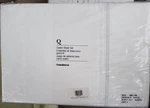Nwt Crate & Barrel Cotton Percale White Queen Sheet Set 400TC Dove Trim. Fixed Price $109.00.