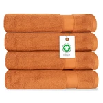 Delara Organic Cotton Luxuriously Plush Bath Sheet Pack Of 4 Gots Oeko-tex. Fixed Price $233.57.