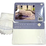 West Utica Twin Sheet Set Eileens Lace Eyelet Ribbon Cottage Romantic. Fixed Price $124.99.