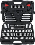 Amazonbasics 145-PC Mechanic Socket Tool Set W/ Case Metric Sae Wrench Kit. Fixed Price $51.90.