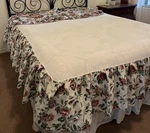 Springs Floral Queen Bed Skirt Dust Ruffle + 2 Standard Shams Cottagecore Rose. Fixed Price $29.74.