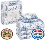 Ruvanti 100% Cotton Split King Sheets Sets For Adjustable Bed, 5 Pcs, Soft & Bre. Fixed Price $83.45.