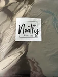 Neatly 24 Black Flower Wrapping Paper - Bouquet X2 (48 Sheets). Fixed Price $15.00.