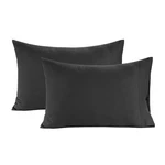 Lane Linen 100% Organic Cotton Black Pillow Cases Set 2, 20X26 Soft Breathabl. Fixed Price $20.68.
