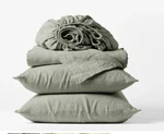 New $538 Coyuchi Organic Relaxed Linen Sheet Set Laurel Full. Fixed Price $275.00.