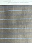 Calvin Klein Home Queen Flat Sheet Jasper Stripe Suede Preppy Plaid Nwt. Fixed Price $99.00.