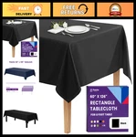 Gee Di Moda Black Rectangle Tablecloth 60 X 126 Inch For 8 Foot Tables. Fixed Price $29.99.
