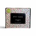 Betsey Johnson Pink & White Rosebud Twin 4 Piece Sheet Set. Fixed Price $24.99.