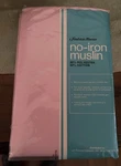 Jc Penney Fashion Manor King Pillowcases Pink Iron Muslin. Fixed Price $15.00.