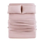 Mohap Bed Sheet Set 4 Pieces Double Brushed Microfiber 1800 - Breathable All .... Fixed Price $38.30.