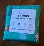 Nwt Safari Animal Christmas Heavy 100% Turkish Cotton Full Flannel 4PC Sheet Set. Fixed Price $42.00.