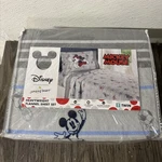 Disney Jumping Beans Mickey Mouse Heavyweight Flannel 4-PIECE Twin Sheet Set #K2. Fixed Price $27.00.