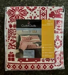 Cuddl Duds Full Flannel Sheet Set Holiday Paper Cut Christmas Trucks. Fixed Price $59.99.