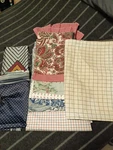 Huge Bedding Lot/pillow Cases One Flat Sheet/ Ralph Lauren/ Hilfiger Kate Spade. Fixed Price $275.00.