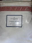 Williams Sonoma Chambers Italian Greek Key California King Sheet Set Coral A8. Fixed Price $235.00.