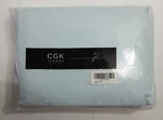 New, 6 Piece, Ice Blue Cgk Linens Microfiber Bed Sheets Set (king).. Fixed Price $25.19.