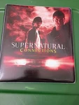 Supernatural Connections Binder With Foil Base Set, Sell Sheet, 3 Insert Sets. Fixed Price $110.00.