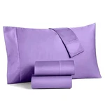 New Amethyst Purple Charter Club 550 Tc 100% Supima Cotton Sateen Full Sheet Set. Fixed Price $119.97.