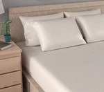 Home Reflections 2PK Double Brushed Sheet Sets Extra Cases Taupe. Fixed Price $35.99.