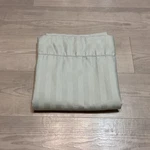Charter Club Damask Striped 100% Cotton Light Green Queen Flat Sheet Bedding. Fixed Price $35.55.