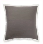 2 Kate Spade Frame Charcoal Euro Shams. Fixed Price $72.95.