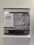 Kirkland Signature 680 Thread Count 6PC Full Sheet Set Navy Blue Pima Cotton. Fixed Price $60.00.