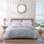 Tommy Bahama- Queen Duvet Cover Set Reversible Cotton Bedding Matching. Fixed Price $108.78.