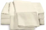 Luxor Impressions Rayon From Bamboo Sheet Set 300 Tc Queen Ivory. Fixed Price $49.99.
