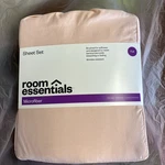 Lot 3 Room Essentials 4-PIECE Microfiber Sheet Set Full Peach Blush. Fixed Price $44.99.