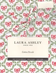 Laura Ashley Christmas Bows & Trellis Cotton Sheet Set - Twin Size. Fixed Price $48.00.