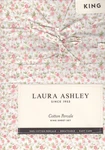 Laura Ashley King Sheet Set Evie Bubblegum Pink Floral 4PC Farmhouse Sage Green. Fixed Price $77.39.