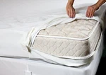 Top Seller! Bed Bug Protector Soft Lux Fabric Allergen Zippered Mattress Cover. Fixed Price $46.35.
