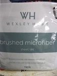 Wexley Home Brushed Microfiber 4 Piece Twin Sheet Set Gray. Fixed Price $22.99.