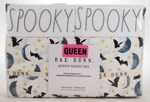 Rae Dunn Halloween Spooky 4 Piece Queen Sheet Set With Embroidered Pillowcases. Fixed Price $44.99.