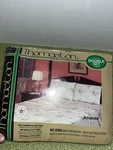 Vintage 4 Pc Thomaston Double Sheet Set Cream Floral Pillow Cases New Amanda. Fixed Price $29.93.