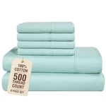 Casa Platino Bed Sheets Queen Size, 500 Thread Count Smooth Sateen 100% Cotton,. Fixed Price $89.77.