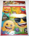 Unique Multicolor Emoji Pattern Party Loot Bags - 8 Ct. Fixed Price $5.59.