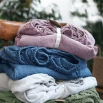 Us Size 100% French Linen Fitted Sheet,cal.king,king,queen,full,twin,luxury. Fixed Price $110.83.